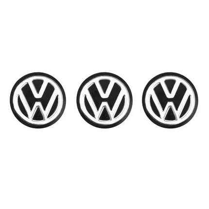 3pcs 14mm Car Metal Emblem Stickers Auto Remote Key Logo For Volkswagen VW GTI Polo Golf Caddy Jetta Sharan Passat Tiguan Arteon