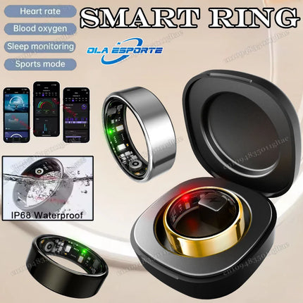 Smart Ring Bluetooth Call Heart Rate Blood Pressure Monitor Men Womenes Smartring 5ATM Waterproof Health Multi Sports Ring 2026