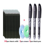55pcs black set A / China Mainland