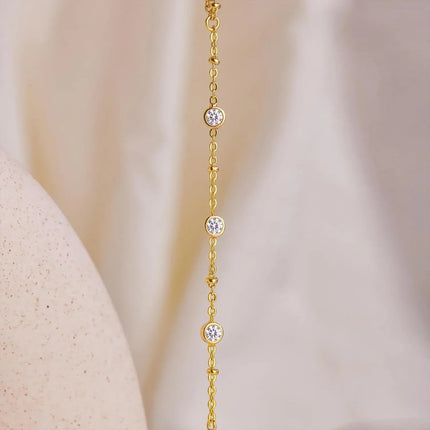 Gold Hand Chain for Women Gold Plated Bracelets for Women Silver Bracelets Hand Chain, Silver Jewelry Gifts for Women Christmas