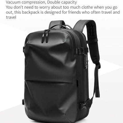 Men Travel Backpack vacuum compression 17 inch Laptop Business Large Capacity school Backpack Expanded outdoors Hiking backpack