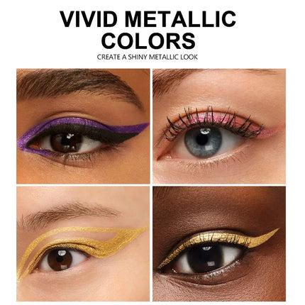 Pearlescent Eyeliner Stick Pen Glitter Eyes Shadow Waterproof Quick-dry Gold Eye Liner Shiny High-gloss Cosmetics Beauty Makeup