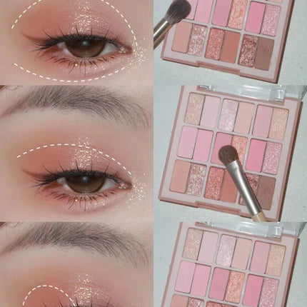 18Color Eyeshadow Palette Gliter for Eyes Shadow Palette Long Lasting Korean Eye MakeUp Eyeshadow Palette Cosmetics Eye Shadow