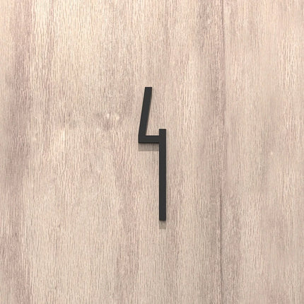 On The Door Extra Apartment Floating Exterior House Metal Building 3D Digits Number Art Nordic Home Decor Wall Sticker Acrylic