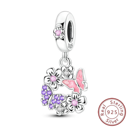 Original 925 Sterling Silver Charms Beads Crown Football Trophy Carp Cat Charms Fit Bracelet Bangle Necklace Woman Jewelry Gift