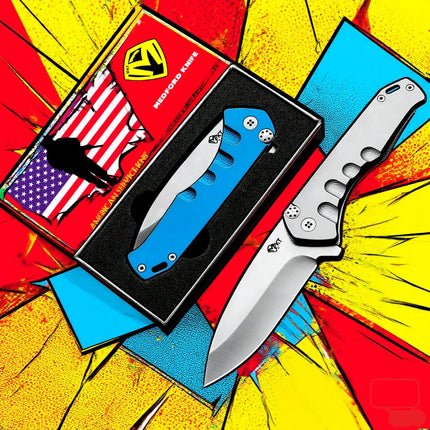 Medford - MKT Mini Folding Knife, D2 steel, ball bearing structure, emergency rescue camping knife, sharp fruit knife