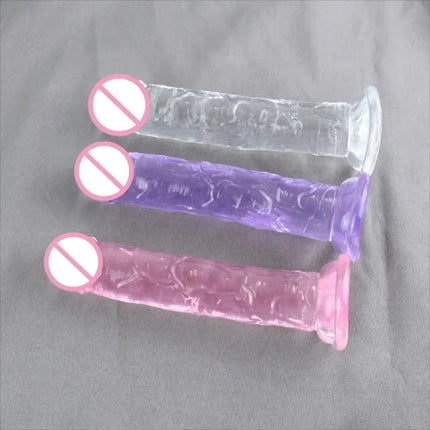 Dildos Sex Toys Dick Cheap Soft Female Vagina Clitoris Anal Masturbators Penis with Suction Cup 5 Colors Consolador Dildo Gode