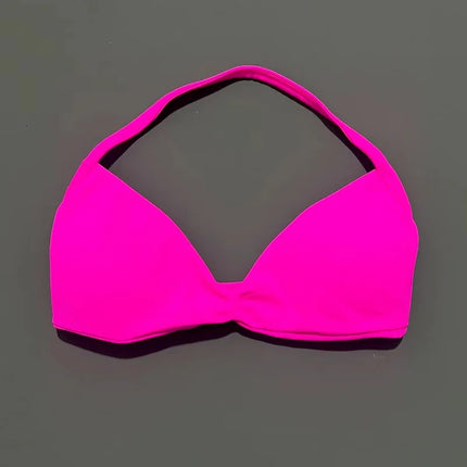 HISTELLO Sports Bra Push Up Strappy Sexy Open Back Gym Crop Top Removable Cups Women Workout Clothing Gym Top Halter Sport Bra