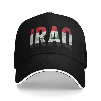 Women Men Iraq Flag Iraqi Outdoor Hat  Trucker Cap Casual Baseball Cap Snapback Hats