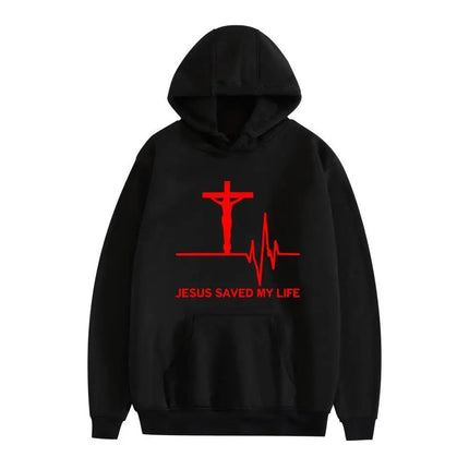 2024 New Spring and Autumn Men's Leisure Outgoing Sports and Fitness Hoodie Printed Leisure Loose Hooded Plush Couple Sweater