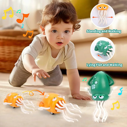 Dancing Jellyfish Squid Dancer Toys for Kid Electronic Pet Toys for Baby Children Interactive Education Toddler Toy kids Gift