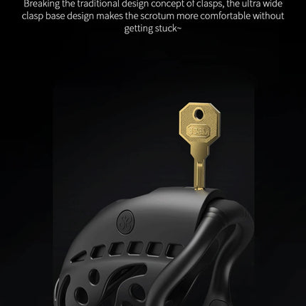 Intelligence Chastity Cage Men's Sm Conditioning Abstinence Plastic Penis Lock with Urethral Blockage Remote Control