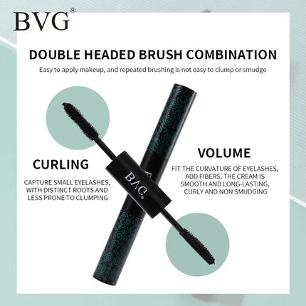 Two In One Dual  Ended Mascara Naturally Lengthens Curls Thickens And Is Layered Non Caking Waterproof And Long Lasting