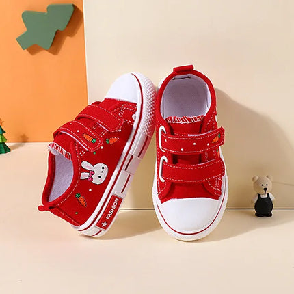New Fashio Kid Shoe Boy Sneaker Shoe Spring Autumn Children Cartoon Canvas Sports Shoes Boys Girls Baby Board Shoes with Leisure