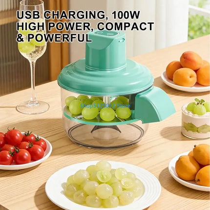 G8TC USB Rechargeable Electric Fruit Cutter With 1300mAh Battery For Fast And Easy Peeling Kitchen Tool