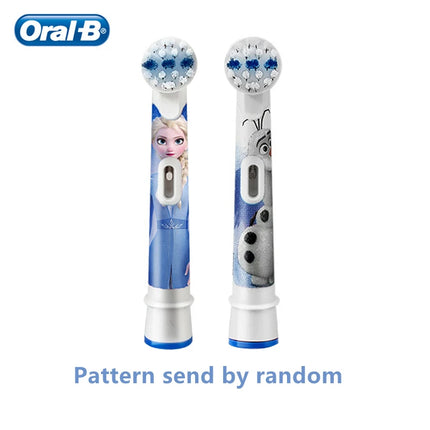 Oral B EB10 Kids Electric Toothbrush Replacement Heads Tiny Round Head Soft Bristle Teeth Cleaning Brush Refill Spiderman Frozen