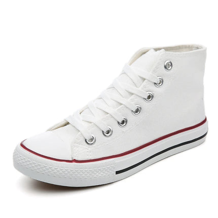 Hot Sales Men Women Sneakers Fashion High Top Leather Lace Up Casual Shoes Anti Slip Wear-resistant High Top Outdoor Board Shoes