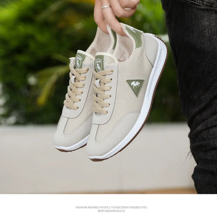 Men's Breathable Mesh Sports Shoes Lightweight Comfortable Soft Bottom Casual Shoes Versatile Footwear for All Seasons