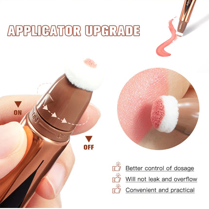 Multi-use Stick Bronzer Blusher Beauty Highlighter Blush Liquid Face Bronzer Natural Contouring Wand Stick Applicator Makeup