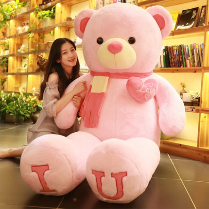 Big I Love You Teddy Bear Plush / Grand Ours Peluche Je T'Aime