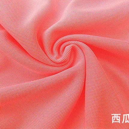 Pure Pique Fabric Classic Comfort Mesh Spring Summer Collar Polo T-Shirt Breathable Designer Knit Clothing DIY Material
