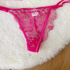 Panty-free-rose red / L