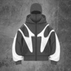 S / dark gray-white