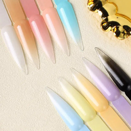 1Jar Cushion Patting Gel Polish Ombre Black White Peach Pat Pat Gel Nail Polish Drawing Liner French Nail Cushion Gradient Gel