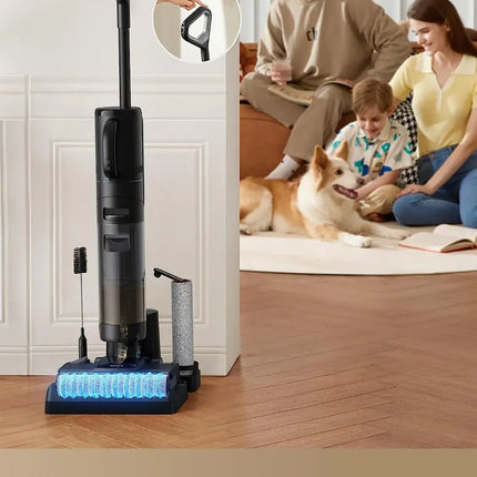 Original Dreame H12 Pro Plus Mix Smart Wet Dry Vacuum Floor Cleaner Mop Combo 4-in-1 Cordless Vacuum with Hot Air Drying 16000pa