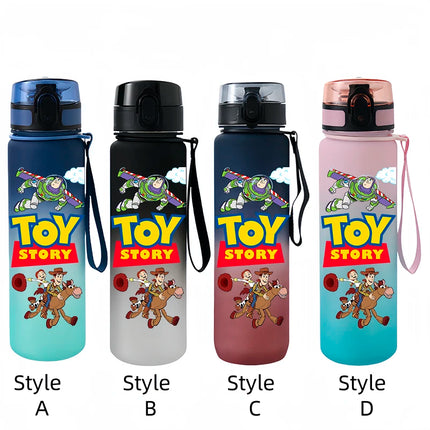 Toy Story Cartoon Drinking Glasses Woody Portable Cup Outdoor Sports Water Bottle Drinking Cup Cartoon Plastic Frosted Kettle