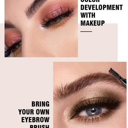 Waterproof Double-Headed Rotable Eyebrow Pen with 1.5mm Fine Refill And Eyebrow Brush for Precision Brows Makeup