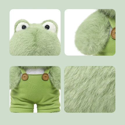 30cm Cartoon Cute Stuffed Animal in Overalls Kawaii Plushies Frog Cat Elephant Koala Pig Soft Toys Lovely Gift For Friends Girl