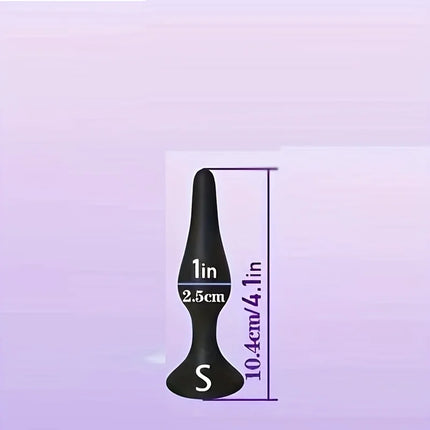 4pcs Silicone Anal Training Set - Soft, Non-Woven Fabric Perfect for Beginners & Advanced Players, Anal Butt Plugs for Men Women