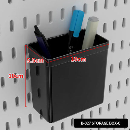 Nordic-Style Wall-Mounted Storage Pegboard: Drill-Free Headphone & Keyboard Stand for Gaming/Study Rooms, Also for Display