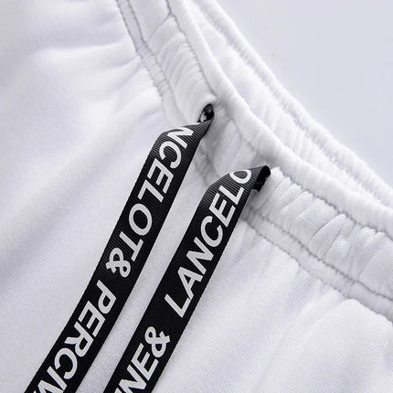 Mens Hooded Sweatshirt Casual Sports Tops Fashion Classic BlackWhite Simplicity Pullover Jogging Pants Street Tracksuit Clothing