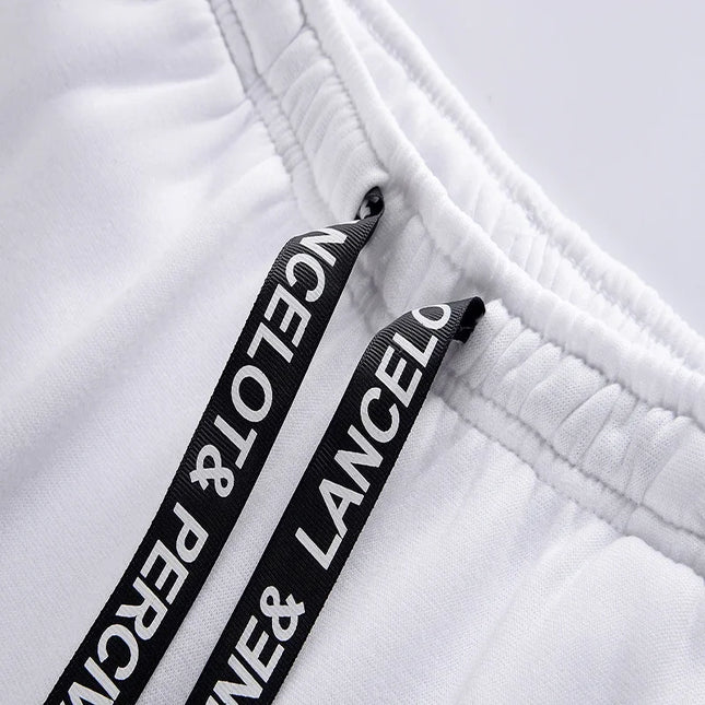 Men's Hooded Sweatshirt Casual Sports Tops Fashion Classic BlackWhite Simplicity Pullover Jogging Pants Street Tracksuit Clothing