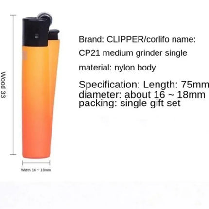 24Pcs Clipper Mini Flint Wheel Lighter Butane Refillable Cigarette Lighter, Cool Men's Gift & Smoking Accessories