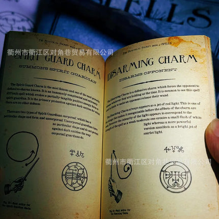 5styles Classic Movies Magic Book Spell Manual Anime Peripherals Cosplay Textbook Toys Children Partys Supplies Birthday Gifts