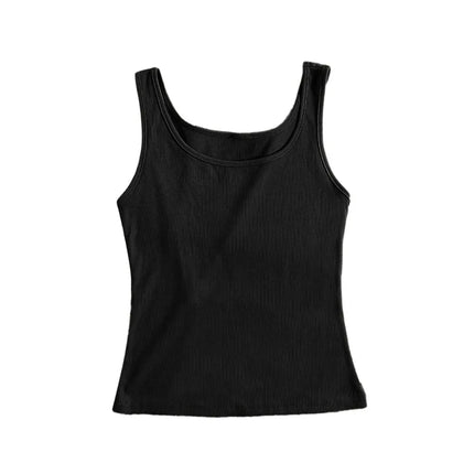 3 Pack Solid Crew Neck Tank Top Casual Sleeveless Top For Spring & Summer Women's Clothing