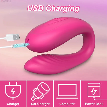 APP Bluetooth Control Vibrator Female for Couple G Spot Clitoris Stimulator Wearable Panties Adult Goods Sex Toys for Women