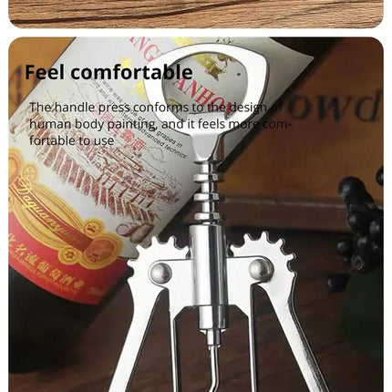 Red Wine Bottle Opener Beer Driver SteelWine Corkscrew Wine Opener Multifunctional Stainless Corkscrew Kitchen Supplies