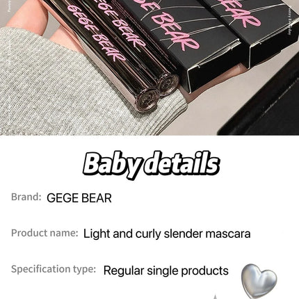 Gege Bear Long Curling Mascara Natural Curling Waterproof Long-lasting Setting Non-smudged Eyelash Primer