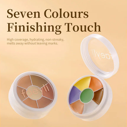 Multifunction Concealer Palette Matte Contour Concealer With Brush Covering For Dark Circles Concealer Cream Makeup Cosmetics