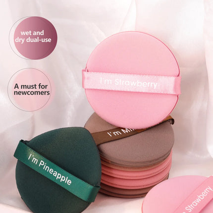 Single air cushion puff with canister powder puff set a box of 7 packs do not eat powder convenient storage beauty tools