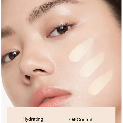 UODO Hydrating Oil-Control Foundation Liquid Long-Lasting Matte Finish Lightweight Formula For Oily&Combination Skin Base Makeup