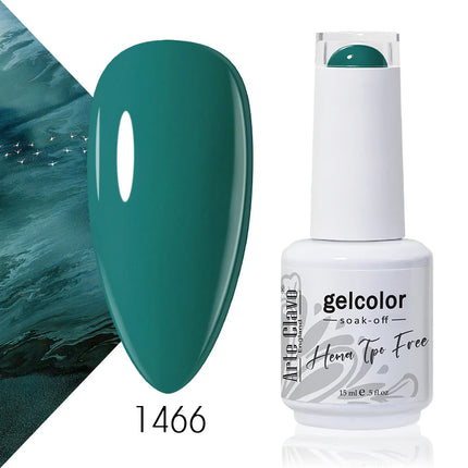 Arte Clavo Colourful Gel Nail Polish Nail Art Gel Varnishes Macaron Color Nail Semi Permanant Soak Off LED UV Gel Nail Varnishes
