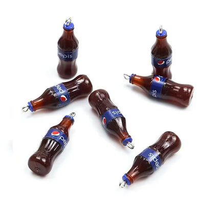 10pcs Simulation Bottle Charms For Pendant DIY Handmade Jewelry for Earring Necklace Keychain