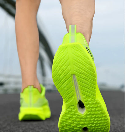 Running Shoes Carbon Board Speciality Marathon Men Sports Breathable Lightweight Women's Comfortable Athletic Nonskid Sneakers