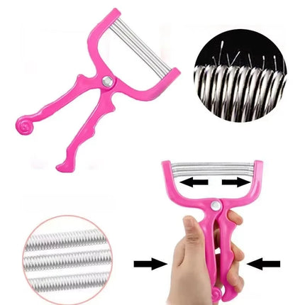 Facial Hair Removal Device, Safe Handheld Spring Roller Type, Women'S Facial Hair Removal Tool, Facial Beauty Cleansing