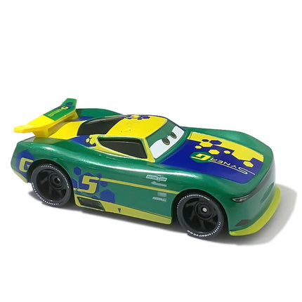 Original Disney Pixar Cars 3 Anime Figure School Bus Cartoon Model Car 1:55 Metal Die Casting Alloy Car Kids Toys Birthday Gifts